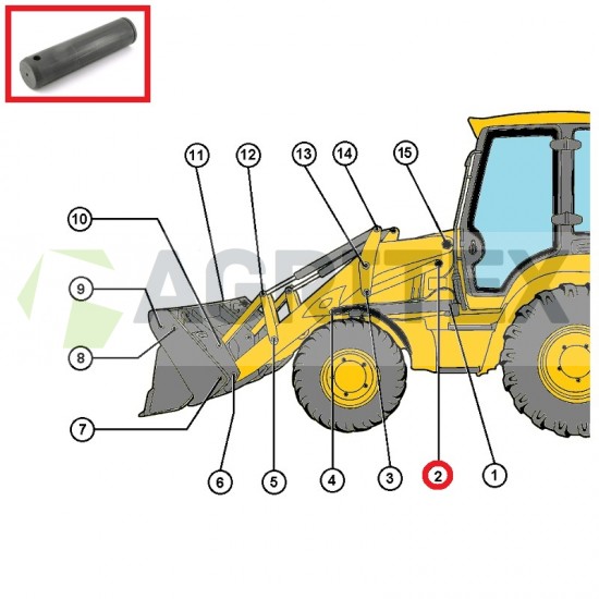 Pin JCB 811/90473 -